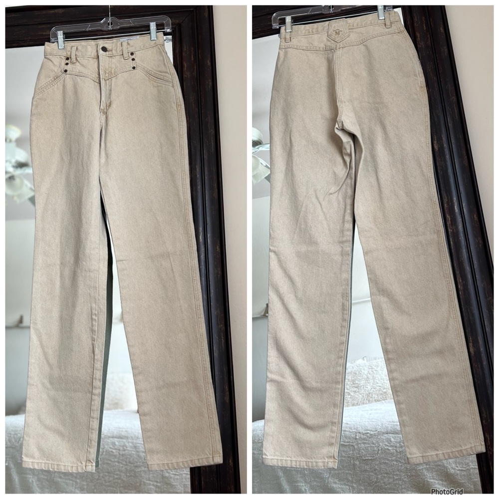 Vintage Wrangler Quarterhorse Khaki Jeans size MEASUREMENTS